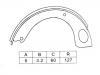 Brake Shoe Set:K1246