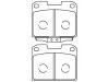 ブレーキパッド Brake Pad Set:MB895303